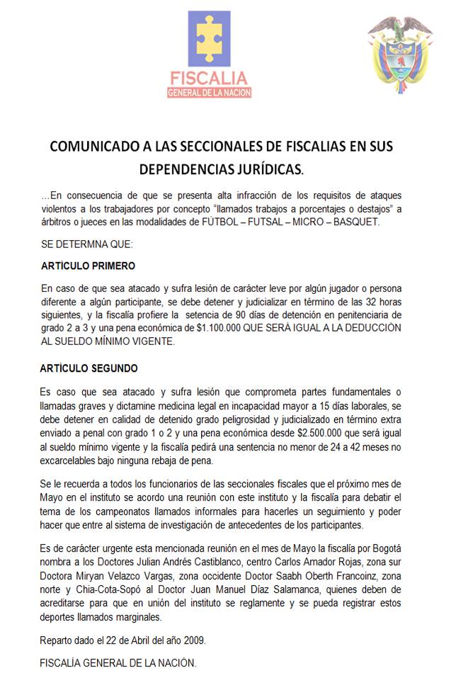 CONCEPTO FISCALIA ARBITROS